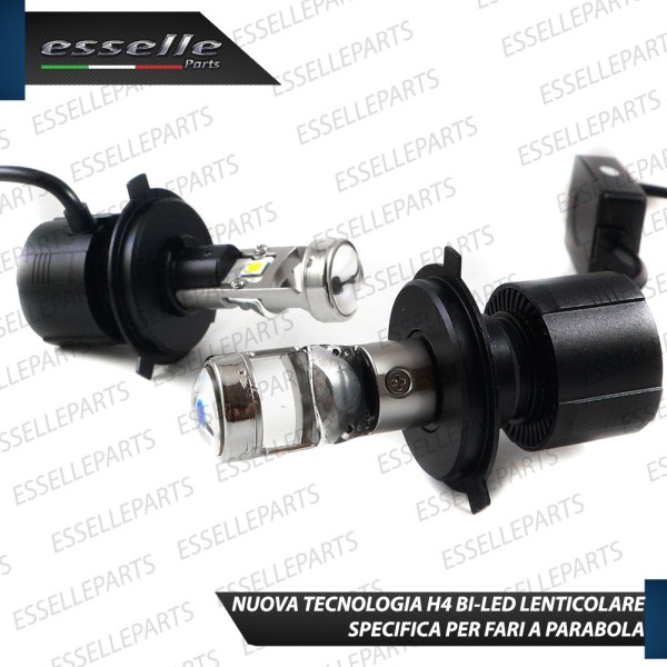 Kit FULL LED H4 BILED 18000 LUMEN BILED conversione in lenticolare Canbus 6000K bianco