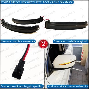 Set Frecce Dinamiche per Specchietti laterali NISSAN X-Trail t32 Set Frecce Dinamiche per Specchietti laterali NISSAN X-Trail t32