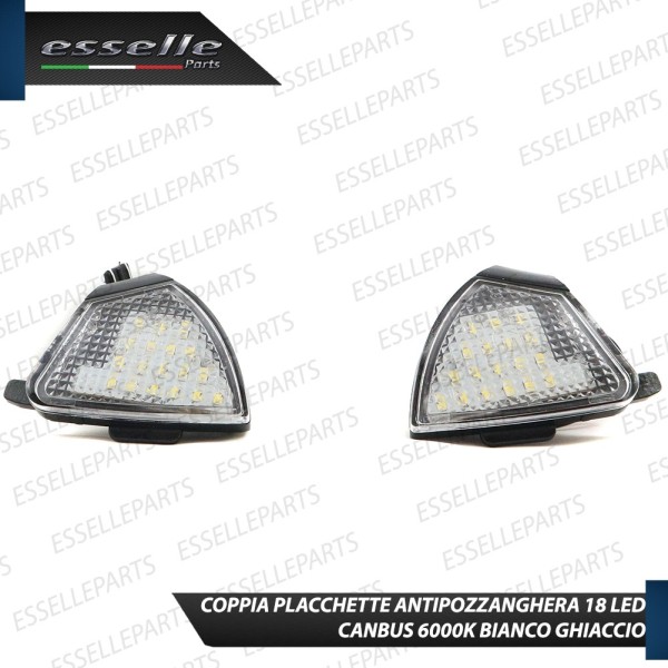 KIT PLACCHETTE LED CORTESIA SPECCHIETTI 6000K BIANCO CANBUS VW EOS MK1