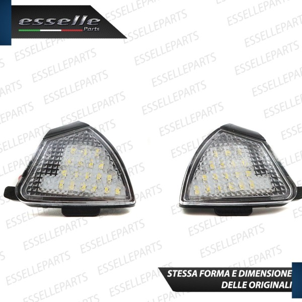 KIT PLACCHETTE LED CORTESIA SPECCHIETTI 6000K BIANCO CANBUS VW EOS MK1