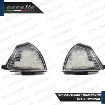 KIT PLACCHETTE LED CORTESIA SPECCHIETTI 6000K BIANCO CANBUS VW EOS MK1