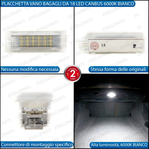 Placchetta Vano Bagagli LED BMW SERIE 5 F10 Berlina
