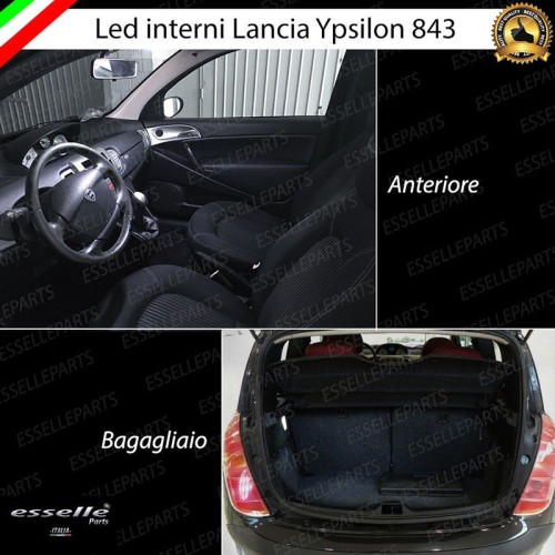 Kit LED Interni Per Lancia Ypsilon 6000k Bianco Canbus