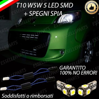 Luci Posizione Led Canbus Fiat QUBO  6000K Luce Bianca No Error