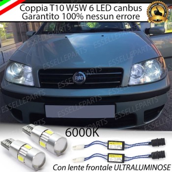 Luci Di Posizione 6 LED Per Fiat Punto MK3 Luce Bianca