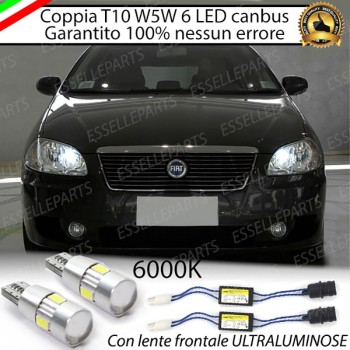 Luci Di Posizione 6 LED Per Fiat Croma MK2 Luce Bianca