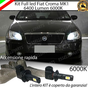 Kit Full LED H1 Abbaglianti 6400 LUMEN FIAT CROMA I