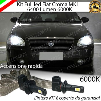 Kit Full LED H7 6400 LUMEN Anabbaglianti FIAT CROMA I