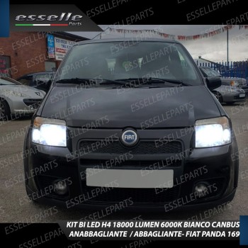 Conversione Fari Full LED 6000K bianco Fiat Panda 169