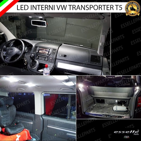 Kit Led interni Completo 6000K Bianco Canbus Volkswagen Transporter T5 Restyling