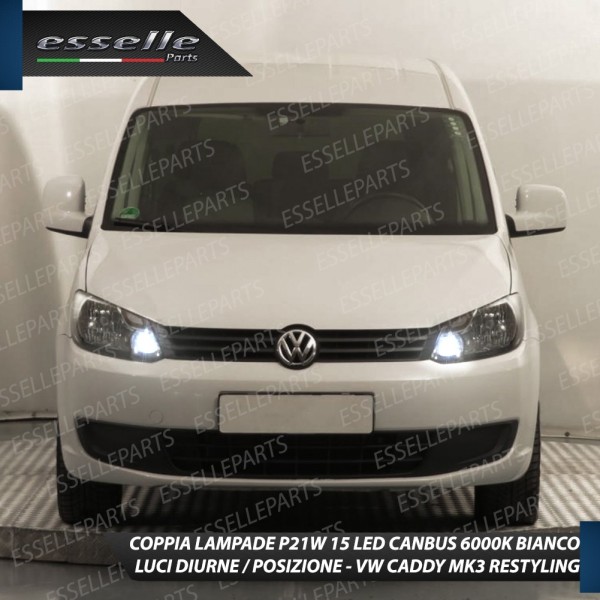 Conversione Fari Full LED 6000K bianco VW Caddy MK3