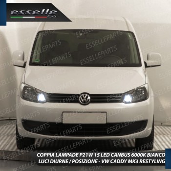 Conversione Fari Full LED 6000K bianco VW Caddy MK3