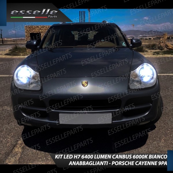 Conversione Fari Full LED 6000K bianco Porsche Cayenne Pre-Restyling
