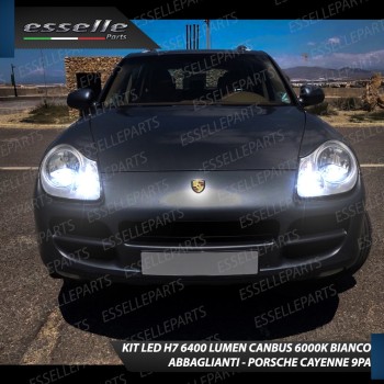 Conversione Fari Full LED 6000K bianco Porsche Cayenne Pre-Restyling Conversione Fari Full LED 6000K bianco Porsche Cayenne Pre-Restyling