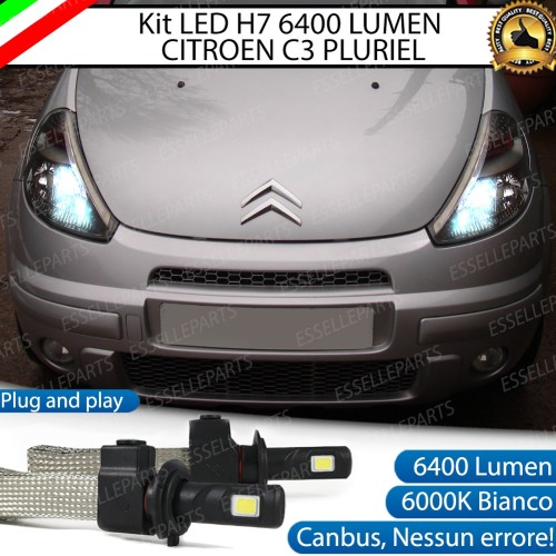 Kit Full LED H7 6400 LUMEN Anabbaglianti CITROEN C3 PLURIEL