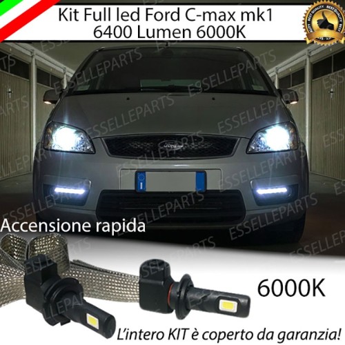 Kit Full LED H7 6400 LUMEN Anabbaglianti FORD C-MAX I
