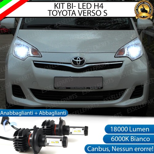 Kit Full LED H4 18000 LUMEN Anabbaglianti + Abbaglianti per TOYOTA VERSO S