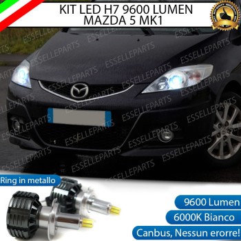 Kit Full LED H7 9600 LUMEN Anabbaglianti MAZDA 5 I