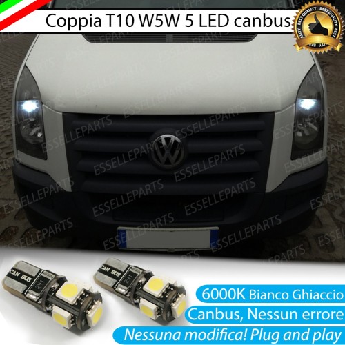 Luci posizione T10 W5W 5 LED Canbus Volkswagen Crafter