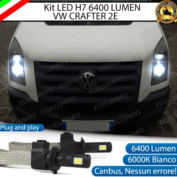 Kit Full LED H7 6400 LUMEN Anabbaglianti VW CRAFTER