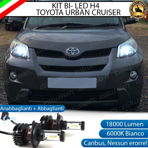 Kit Full LED H4 18000 LUMEN Anabbaglianti + Abbaglianti per TOYOTA URBAN CRUISER