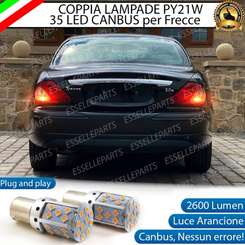 Coppia Frecce Posteriori PY21W 35 LED Canbus JAGUAR X-TYPE