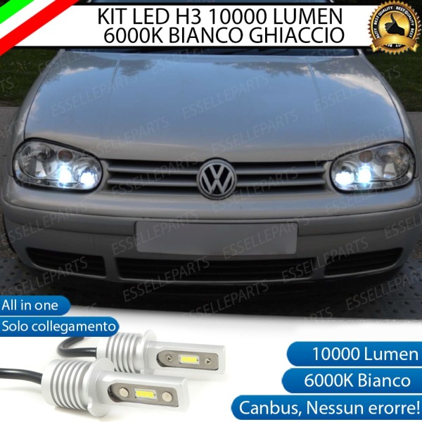 Kit Full LED H3 10000 Lumen Fendinebbia VW GOLF 4