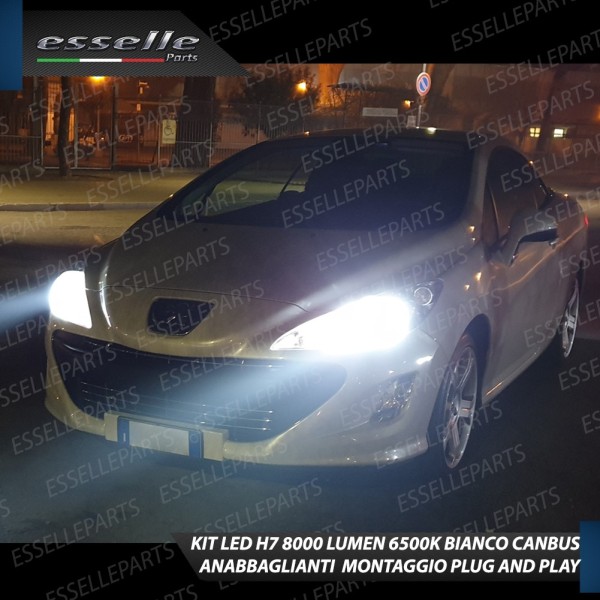 Kit Full LED H7 8000 LUMEN Anabbaglianti PEUGEOT 308