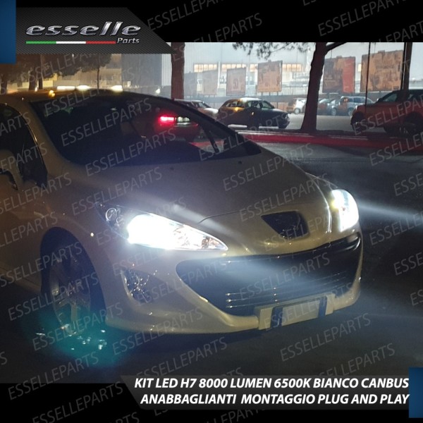 Kit Full LED H7 8000 LUMEN Anabbaglianti PEUGEOT 308