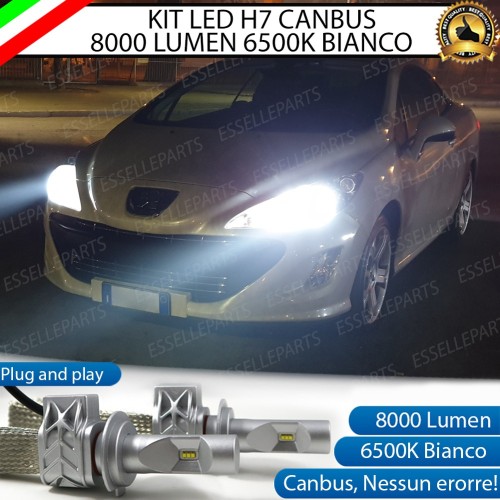 Kit Full LED H7 8000 LUMEN Anabbaglianti PEUGEOT 207