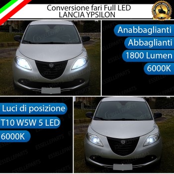 Conversione Fari Full LED 6000K bianco Lancia Ypsilon 846