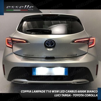 Luci Targa 9 LED Canbus 6000K per TOYOTA COROLLA E210