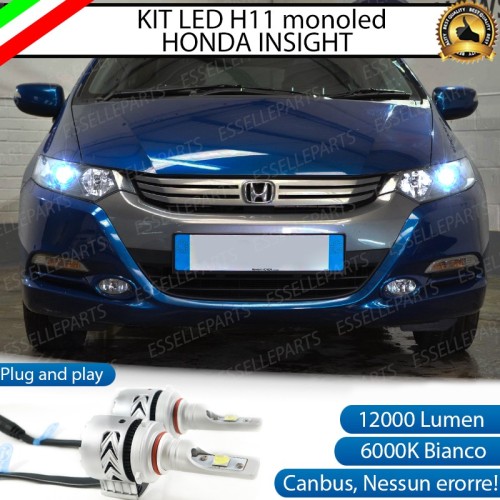 Kit Full Led monoled 6500k canbus lampade per H11 HONDA INSIGHT