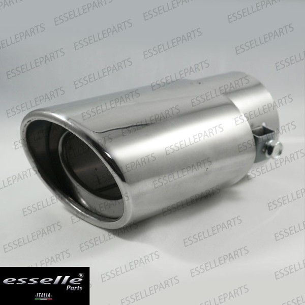 Terminale di scarico cromato MARMITTA FINALINO CROMATO INOX AUDI A3 8V