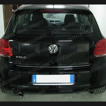 Terminale di scarico cromato MARMITTA FINALINO CROMATO INOX VW POLO 6R
