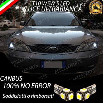 Luci Di Posizione 5 LED per Ford Mondeo MK3 Canbus 6000K
