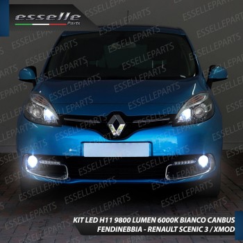 Kit Full Led 6000k H11 canbus RENAULT SCENIC III Fendinebbia No Error