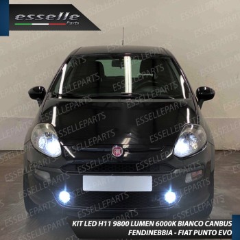 Kit Full LED Fendinebbia H11 9800 LUMEN per PUNTO EVO ABARTH