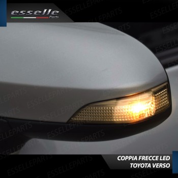 Coppia Lampade T10 W5W 8 LED per Frecce Laterali TOYOTA VERSO