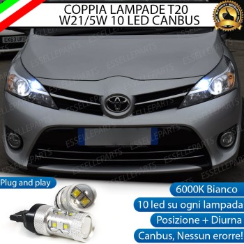 Luci di Posizione/Diurne 10 LED T20 TOYOTA VERSO