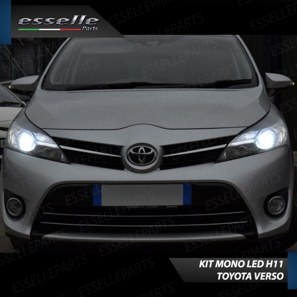 Kit Full LED H11 coppia lampade mono led anabbaglianti TOYOTA VERSO
