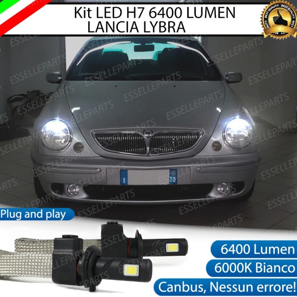 Kit Full LED H7 6400 LUMEN Abbaglianti LANCIA LYBRA