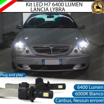 Kit Full LED H7 6400 LUMEN Abbaglianti LANCIA LYBRA