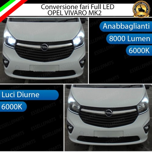 Conversione Fari Full LED OPEL VIVARO II