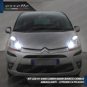 Kit Full LED H1 Abbaglianti 6400 lumen CITROEN C4 PICASSO I