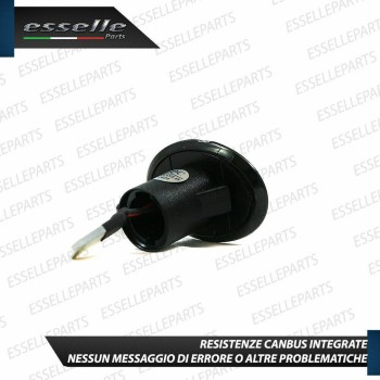 PLACCHETTE LATERALI NERE A 18 LED PER FRECCE SPECIFICHE PER FIAT 500