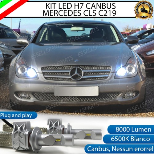 Kit Full LED H7 8000 LUMEN Abbaglianti MERCEDES CLS W219