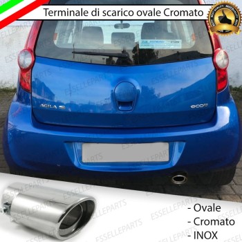 Terminale di scarico cromato MARMITTA FINALINO CROMATO INOX OPEL AGILA B Terminale di scarico cromato MARMITTA FINALINO CROMATO INOX OPEL AGILA B
