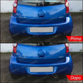 Terminale di scarico cromato MARMITTA FINALINO CROMATO INOX OPEL AGILA B Terminale di scarico cromato MARMITTA FINALINO CROMATO INOX OPEL AGILA B