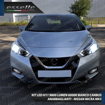 Kit Full Led 6000k H11 canbus NISSAN MICRA V Anabbaglianti No Error
